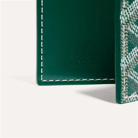 Goyard Saint Marc Card Holder Green in 